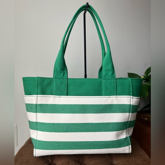 Kate Spade Jett Canvas LARGE Tote in Green Bean Multi #KB695 NWOT - Picture 2 of 14